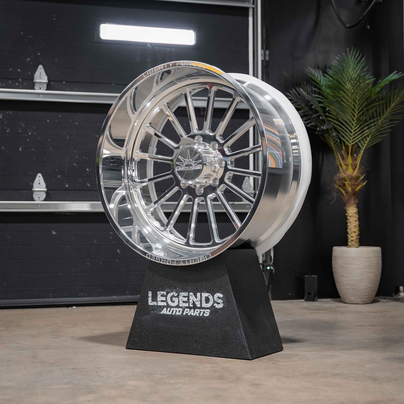 24×12 Liberty Forged LBTY05 – 8×180 Lug Pattern – Polished (Set of 4) (On the way!)