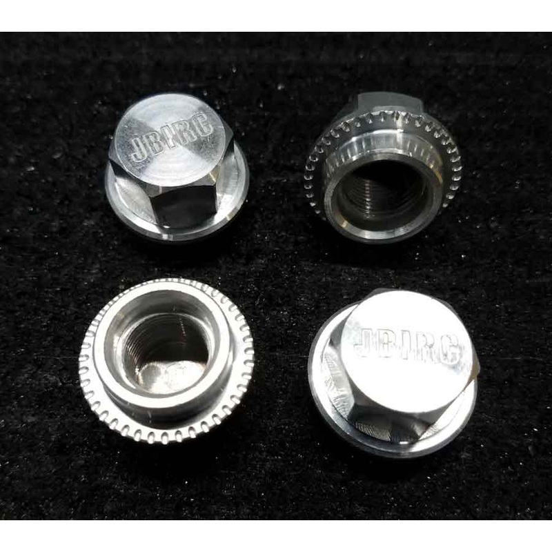 JBIRC 17mm Standard Wheel Nuts Arrma thread to Fit 24mm Adapters to Rovan (4pc Set)
