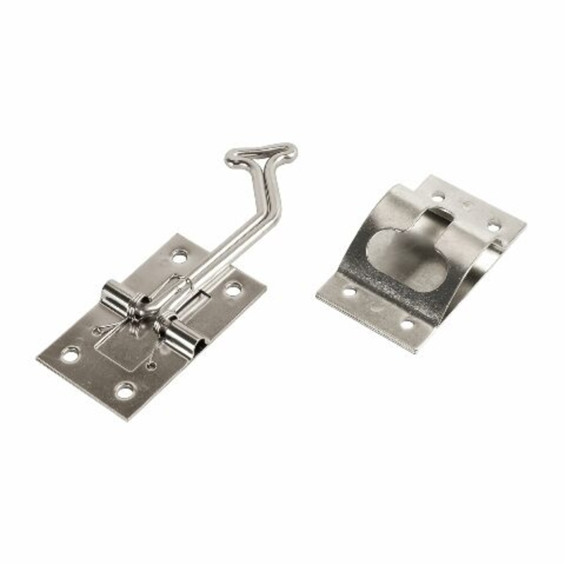 RV Designer E275 Stainless Steel T-Style Entry Door Holder – Angled 45