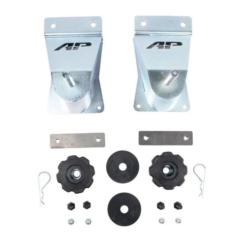 All-Pro Off Road Pack Rack Hi-Lift Jack Bed Rail Mount for Tacoma (2005-2023) & Tundra (2007-2021)