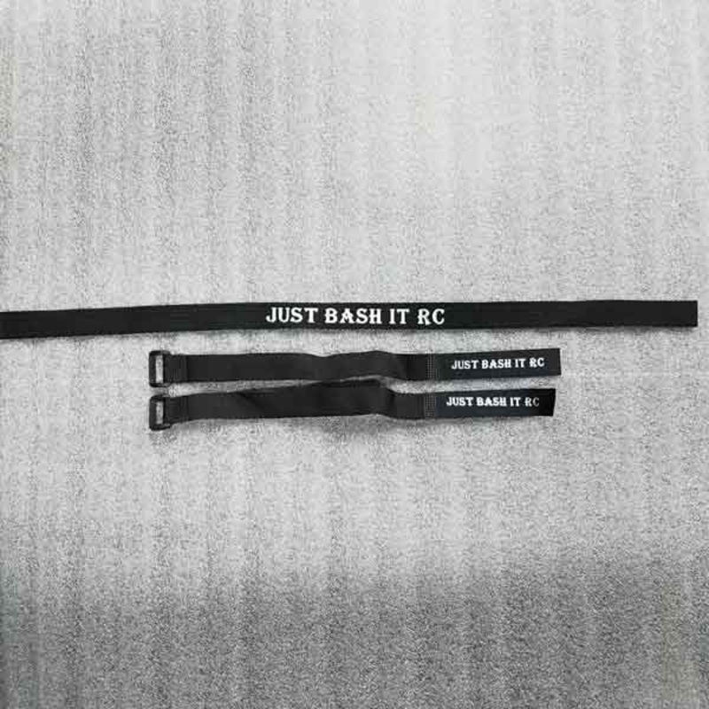 JBIRC Black Wide Battery Strap Set