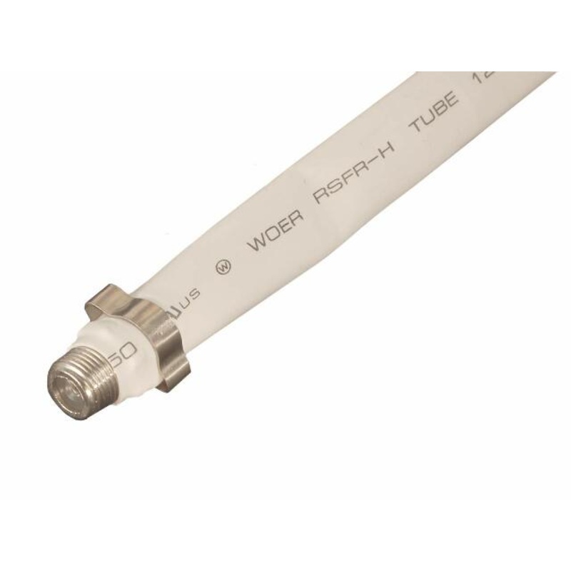 RV Designer T265, Coax Cable, Flat, 8 inch, White