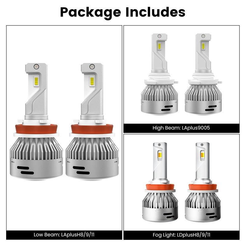 Fit for 2018-2024 Nissan Leaf LED Bulbs Upgrade | Tested and Verified