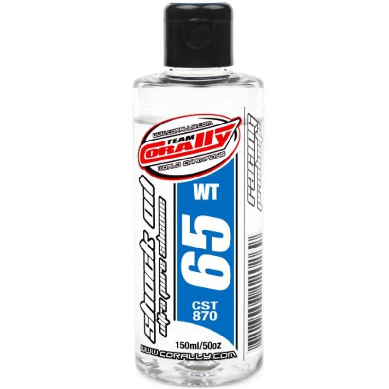 Team Corally Ultra Pure Silicone Shock Oil – 65 WT – 150ml