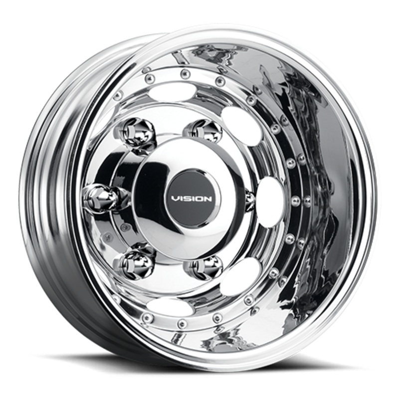 16×5.5 Vision Chrome Rear 6×205 2007-Present Sprinter 3500 DRW