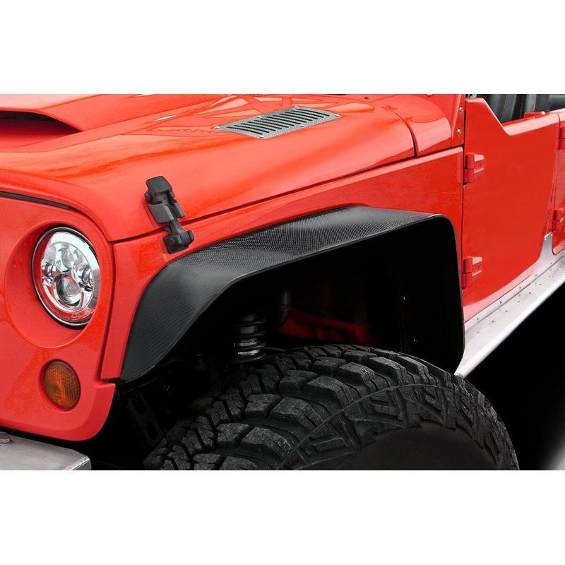 CARBON CREATIONS 2007-2018 Jeep Wrangler JK Rugged Carbon Fiber Front Fenders