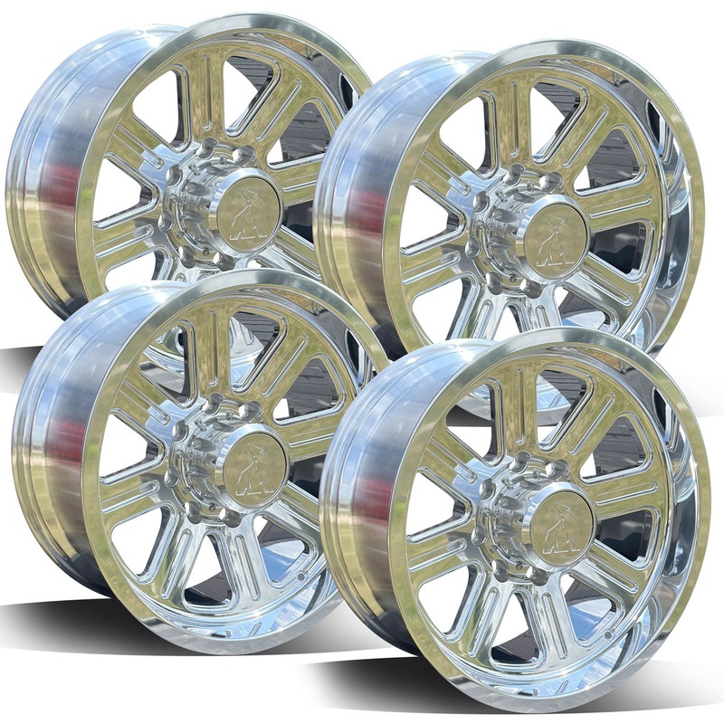 Northstar Polaris Forged Aluminum Dodge Ram SRW Wheel Kit (8×6.5)