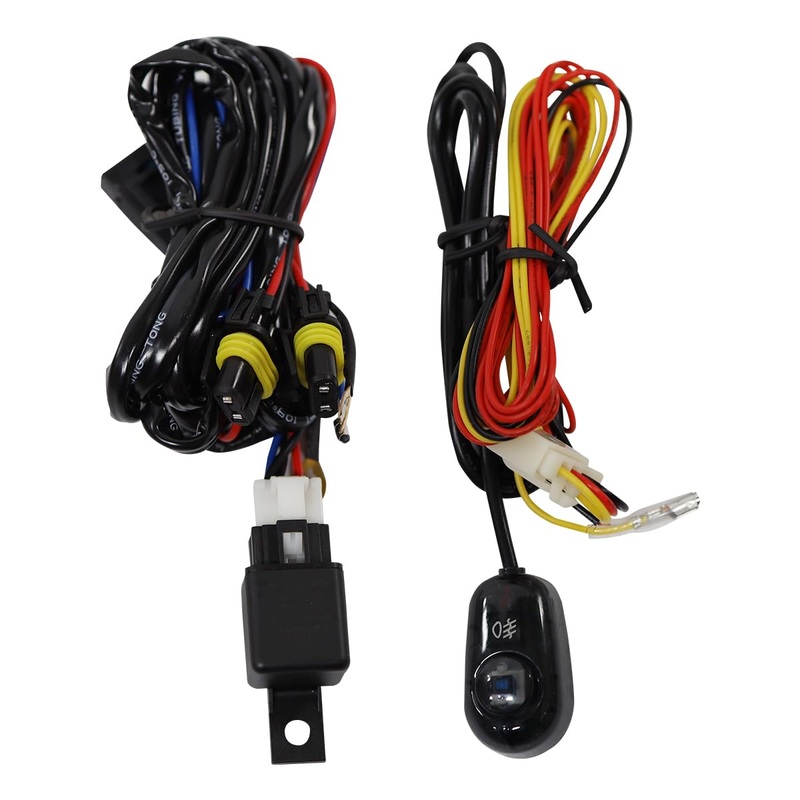 Wiring Kit & Switch for Bulb Socket with 9006 Bulb