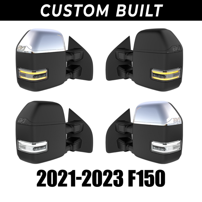 2021-2023 Ford F150 Boost Auto Parts New Style Tow Mirrors