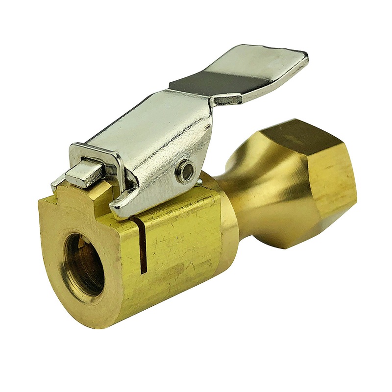 Haltec CH-360 Brass Lock On Closed Air Chuck Clip On European Style 1/4 inch NPT