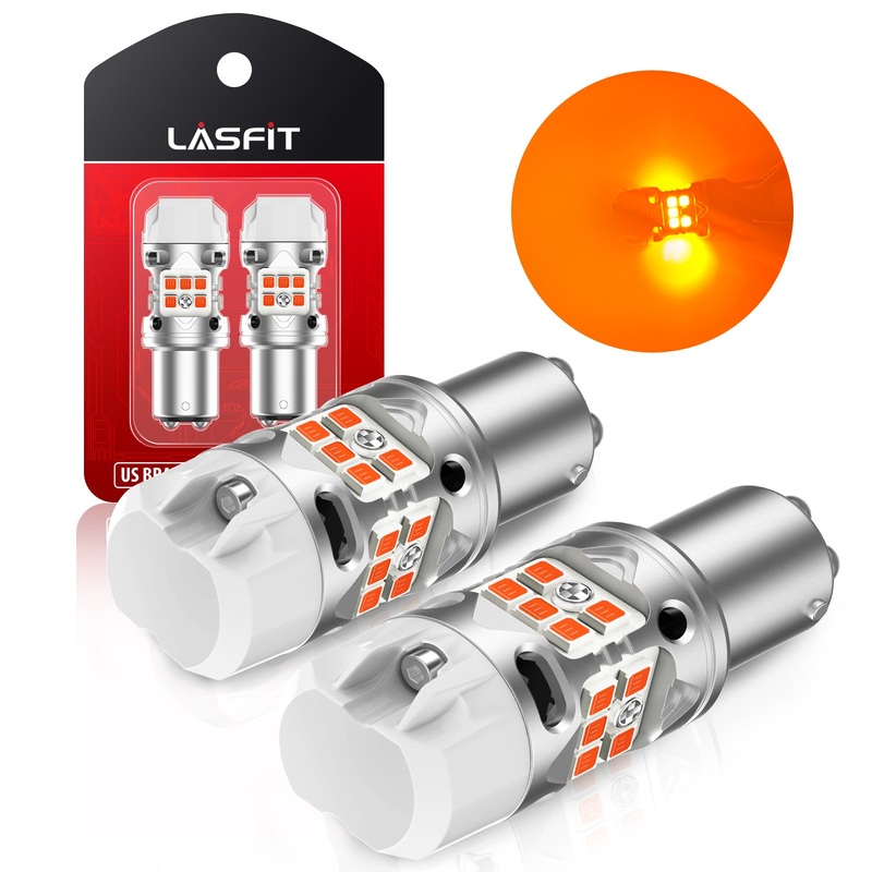 1157 2057 LED Turn Signal Bulbs CanBus-Ready Amber | T3 Series