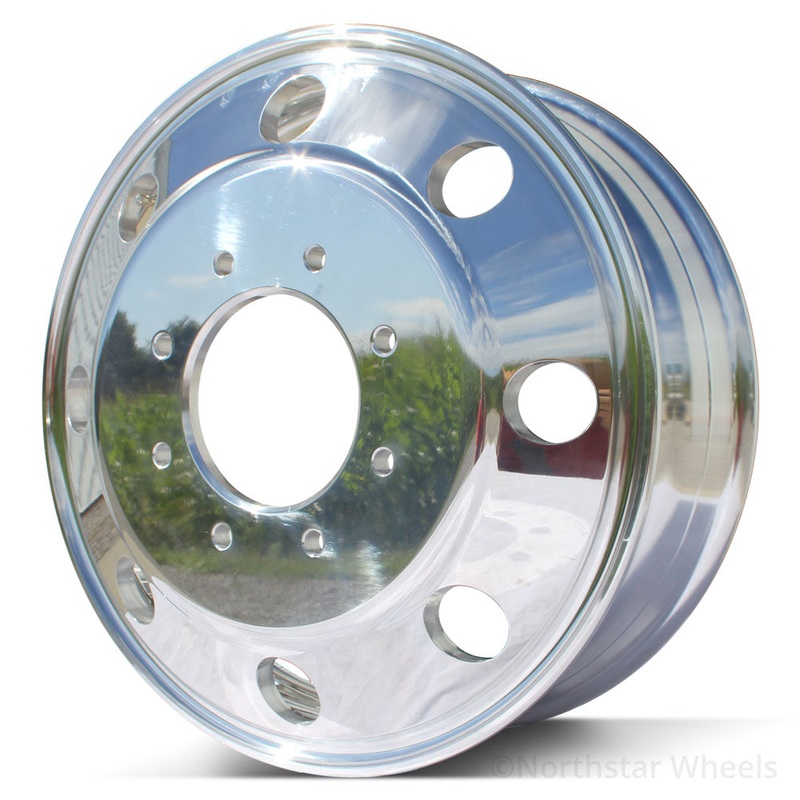 19.5×6.75 Northstar 8x200mm Hub Pilot Mirror Polished Both Sides (Dodge Ram 3500 DRW 2019-Present)