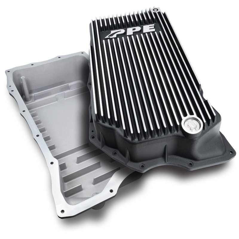 2020-2023 GM 6.6L Duramax w/ 10L1000 Transmission – Heavy-Duty Cast Deep Transmission Pan Brushed