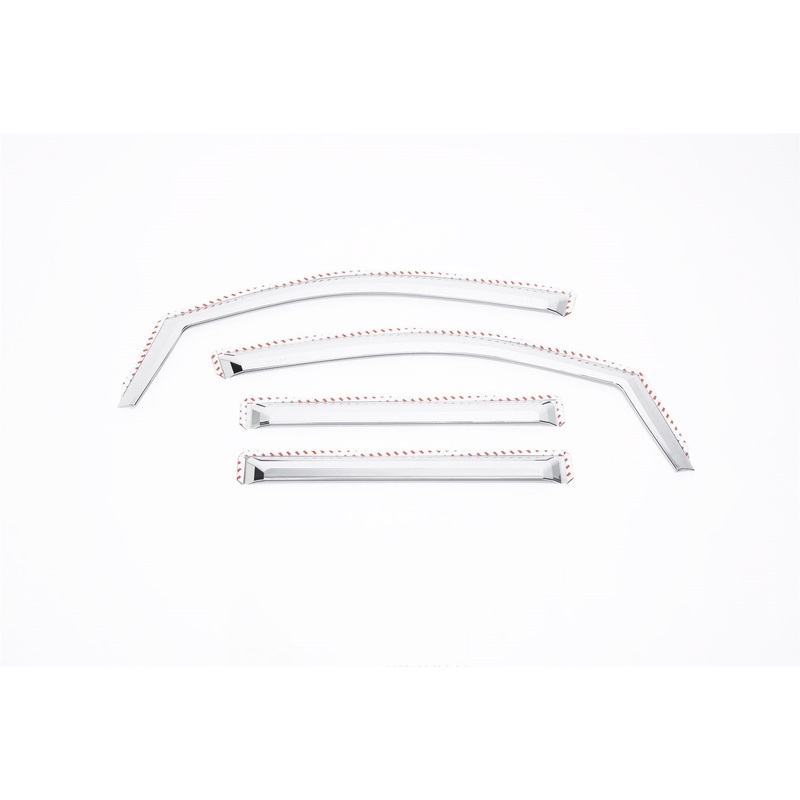 Element Chrome Window Visor Tape On 480008
