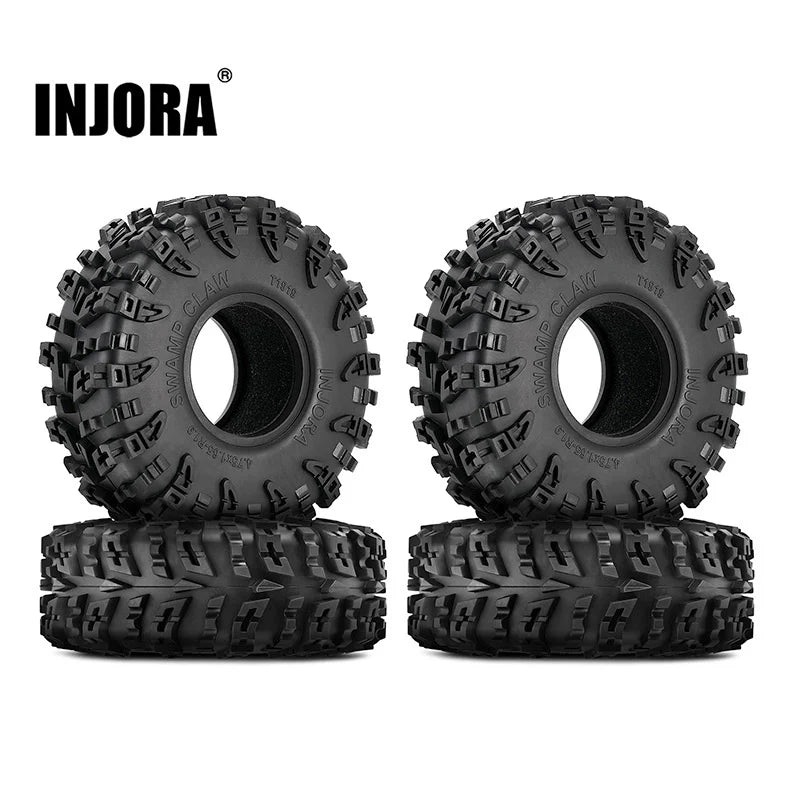 INJORA Swamp Claw 1.9″ M/T Tires (4) 4.75″OD (120*42mm)