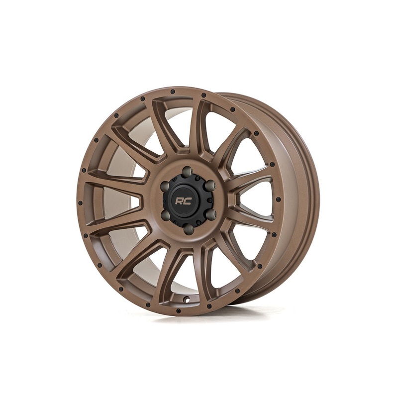 Rough Country 90 Series Wheel | One-Piece | Bronze | 18×9 | 5×5 | 0mm