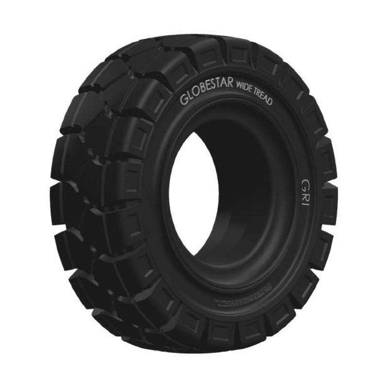 16×6-8 (150/75R8) 4.33″ GRI GLOBESTAR Wide Tread, Standard, Solid, Black