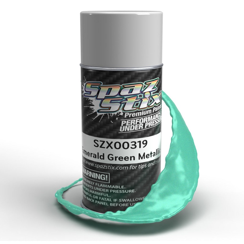 Spaz Stix Emerald Green Metallic Aerosol 3.5oz