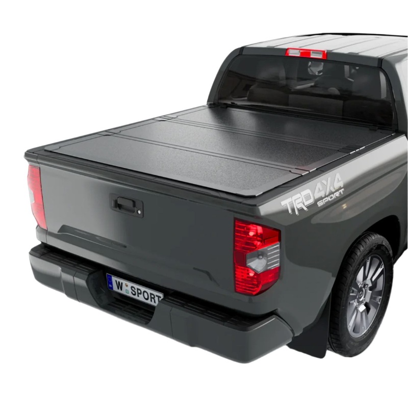 Tonneau Covers I WORKSPORT 2007-2021 Toyota Tundra AL3 PRO Quick Latch Aluminum Trifold Hard Tonneau Cover