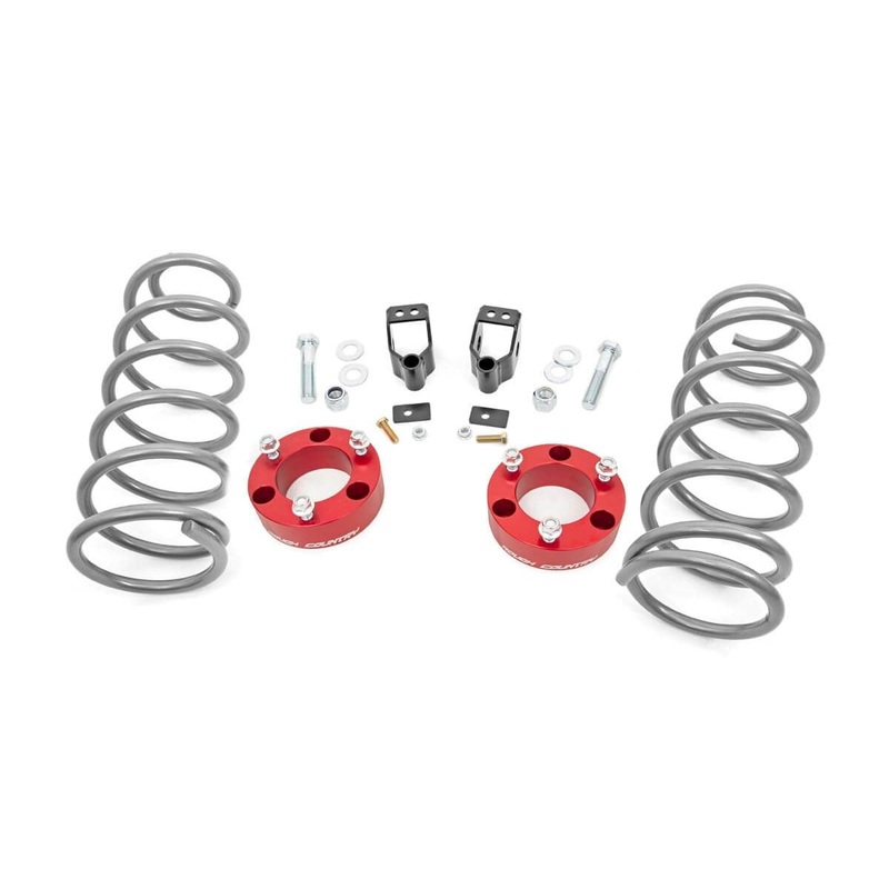 3 Inch Lift Kit | X-REAS | RR Springs | Red | Toyota 4Runner 4WD (2003-2009)