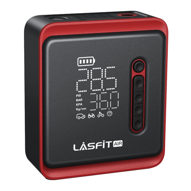 LASFIT AIR Portable Cordless Tire Inflator Car Air Compressor Pump for Car Motorcycle Bike Ball Inflatables