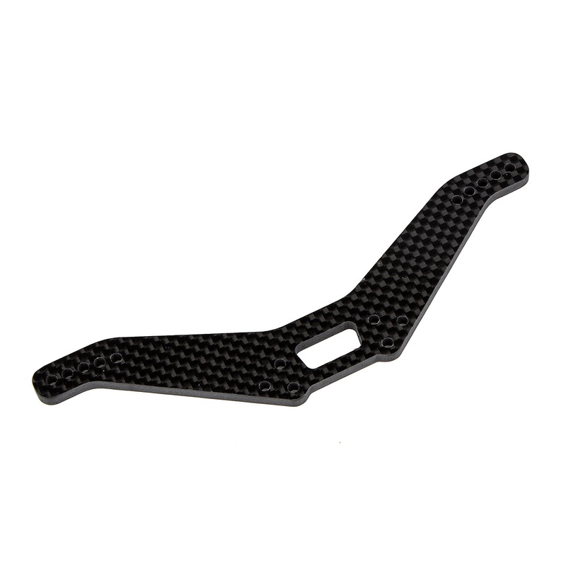 Team Associated DR10M Shock Tower, Rear, Carbon Fiber