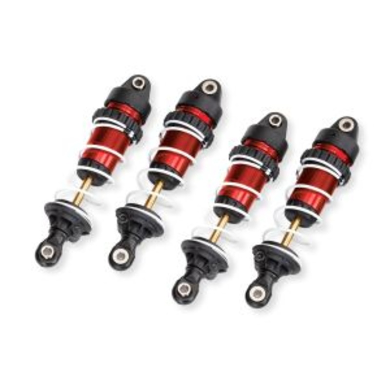 Traxxas Mini Maxx Aluminum GTR Shocks RED