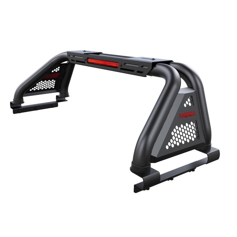 Fenza Off-Road Black Bed Roll Bars with Tonneau Cover Support  Compatible with Hilux, D-Max, NP300, Ranger, and BT-50 | Heavy-Duty Steel Construction