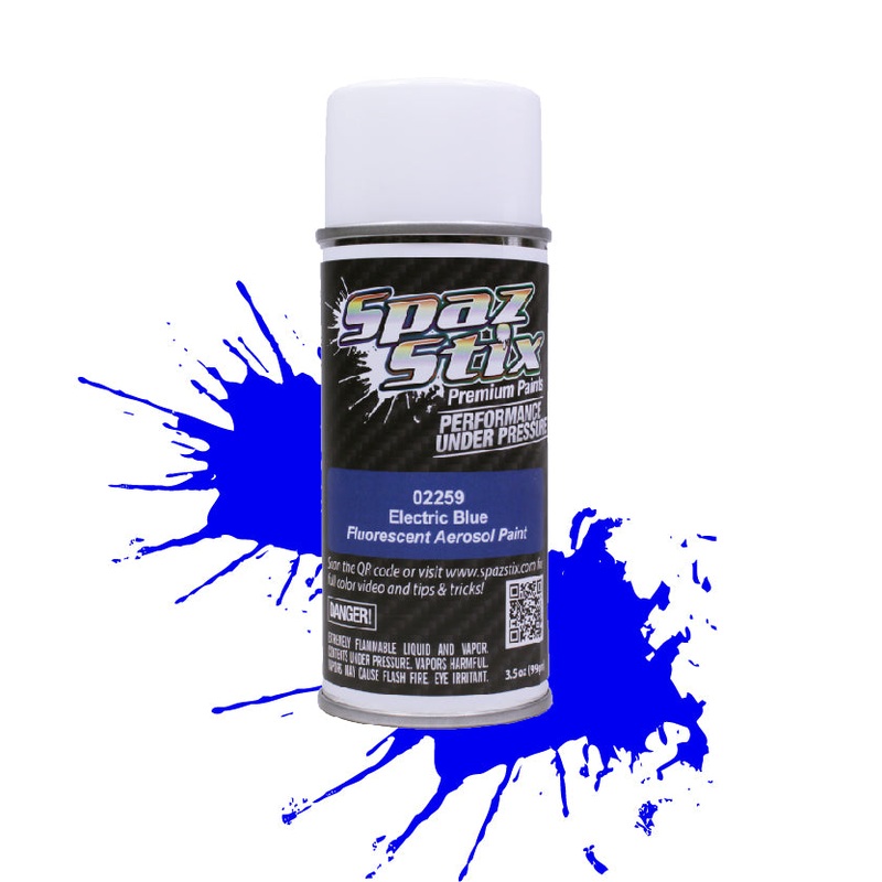 Spaz Stix Electri Blue Florescent Aerosol 3.5OZ