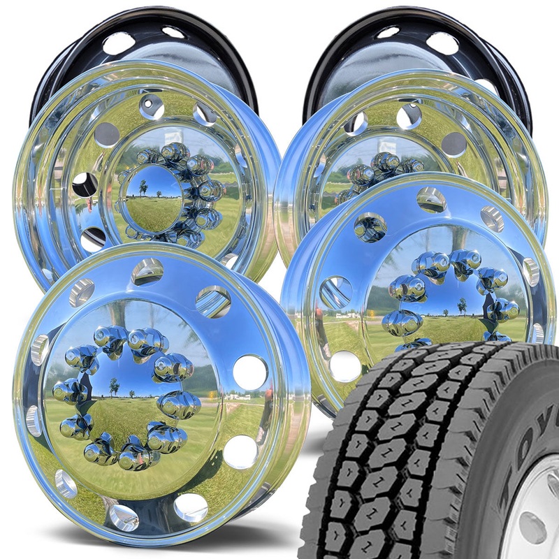 TOYO M647 MIXED USE TREAD MOUNTED ON 22.5 Northstar Wheels RAM 4500/5500 (2012-Present)