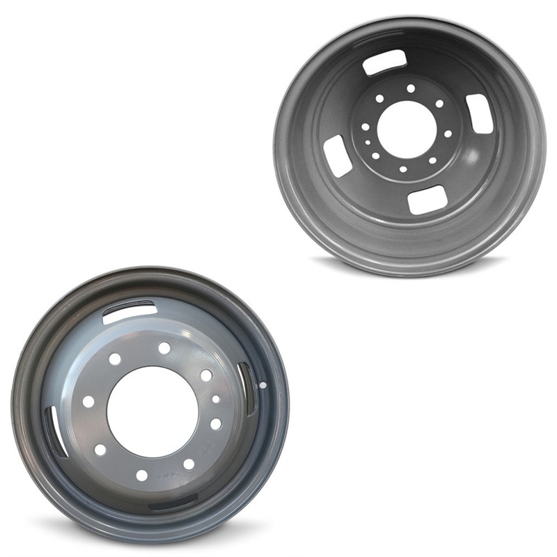 17×6.5 Road Ready RRW-10093 Grey 05-UP FORD 19-UP DODGE DUALLY Wheels 8×200 Set of 4 (Fits Stock Tire Sizing)