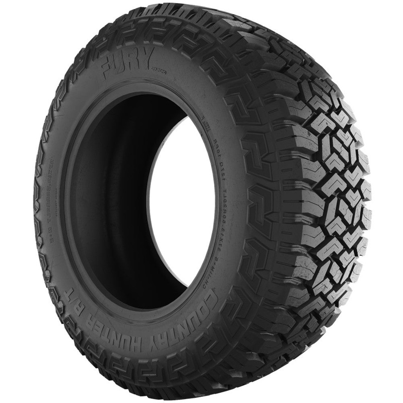 33×12.50R17LT/12 Fury Off-Road Country Hunter RT Tires Set of 6