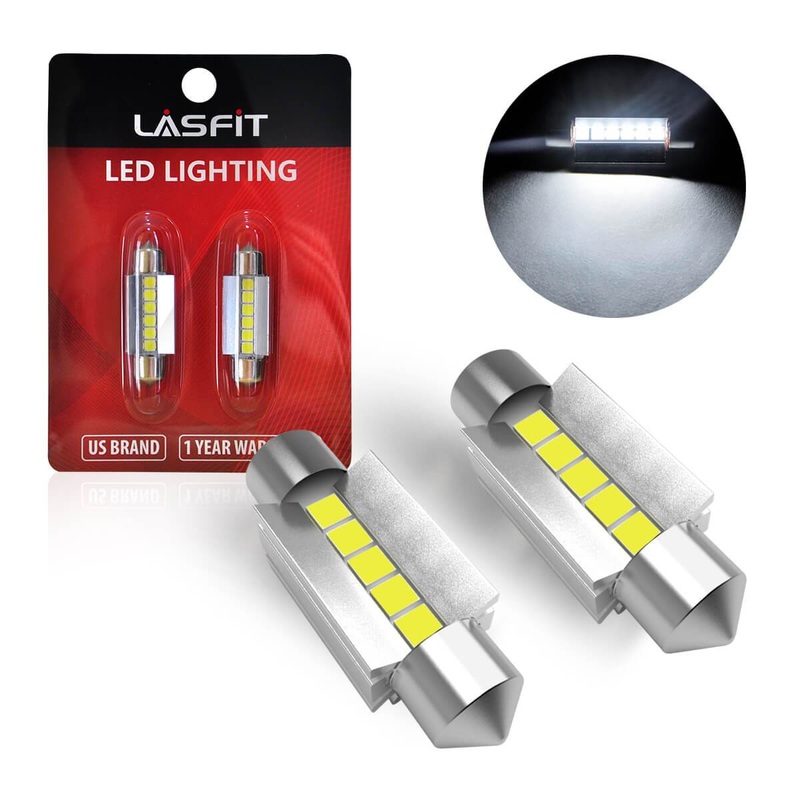 39MM DE3425 6461 LED Dome Map Courtesy Trunk Light Bulb, 2 Bulbs