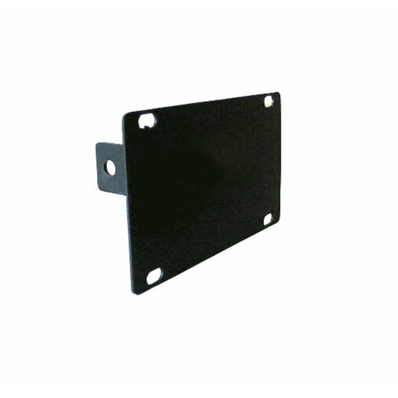 Draw-Tite 5443 License Plate Holder (Front Mounted Receiver), Black