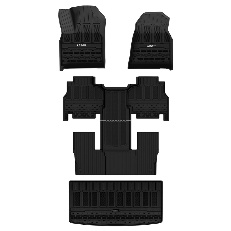 Fit for 2022-2025 Jeep Grand Wagoneer(includes L model) All-Weather Floor Mats & Cargo Mat, 7 Seats Only
