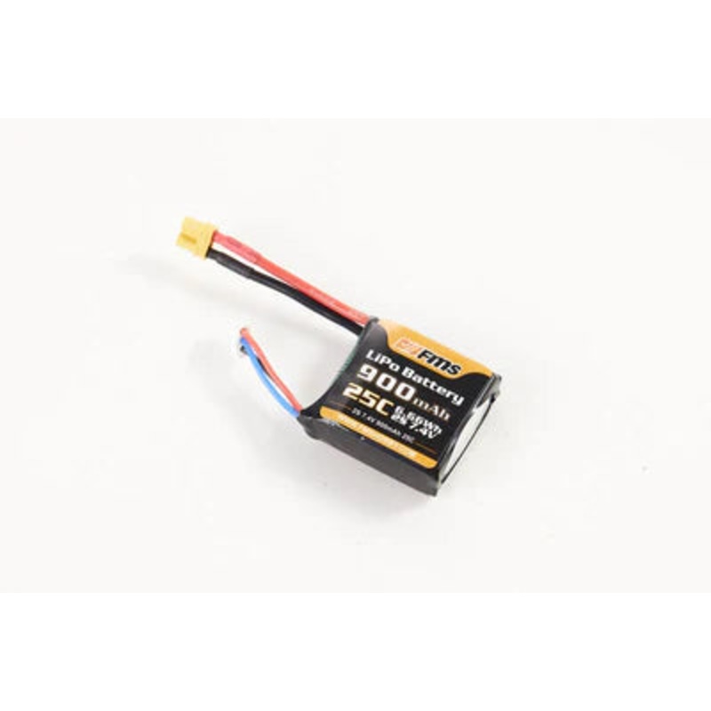 FMS LIPO BATTERY 7.4V 900mAh 25C XT30