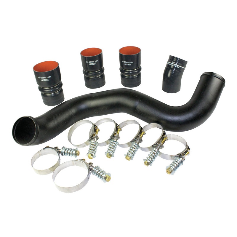Intercooler Hose & Clamp Kit w/Intake Pipe – 2003-2007 Ford 6.0L PowerStroke