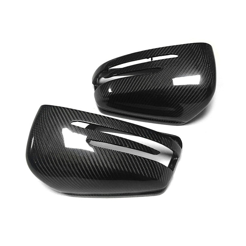 2010-2016 Mercedes-Benz E-Class/E63 AMG Carbon Fiber Mirror Caps | W212