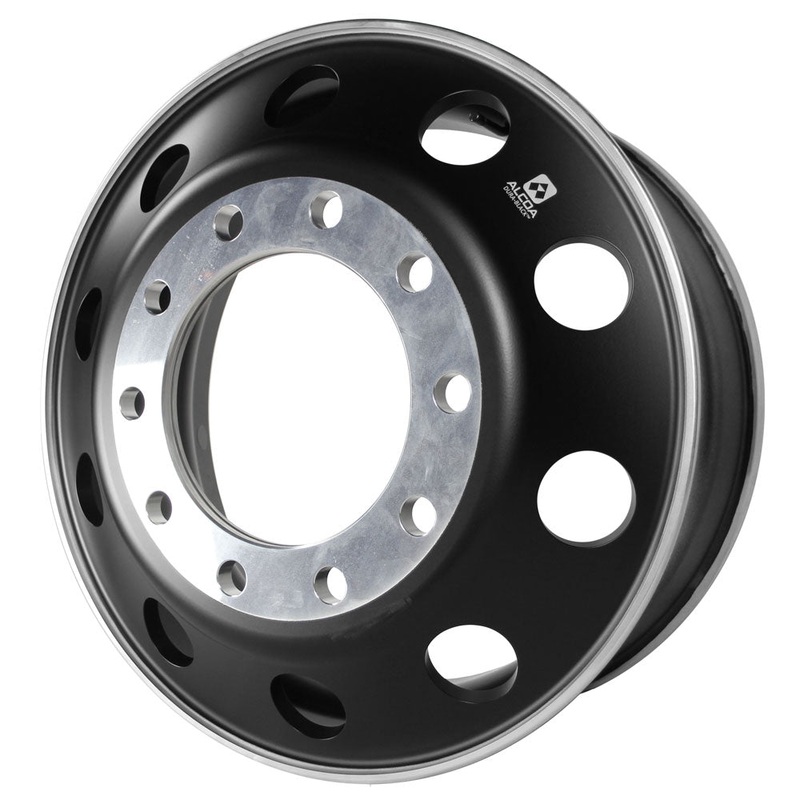 22.5×8.25 Alcoa Dura-Black Aluminum 10x285mm Hub Pilot