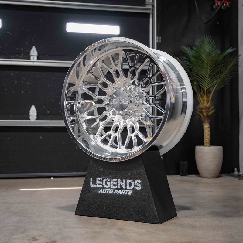 24×14 Liberty Forged LBTYC15 – 8×180 Lug Pattern – Polished (Set of 4) (On the way!)