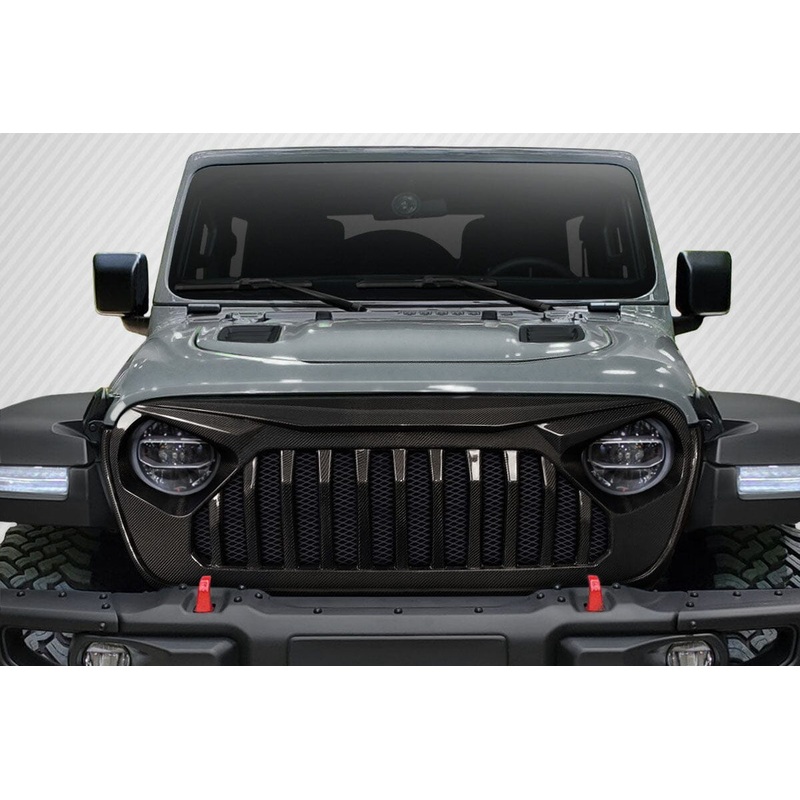 CARBON CREATIONS 2019-2023 Jeep Wrangler JL / Gladiator JT Predator Carbon Fiber Grille