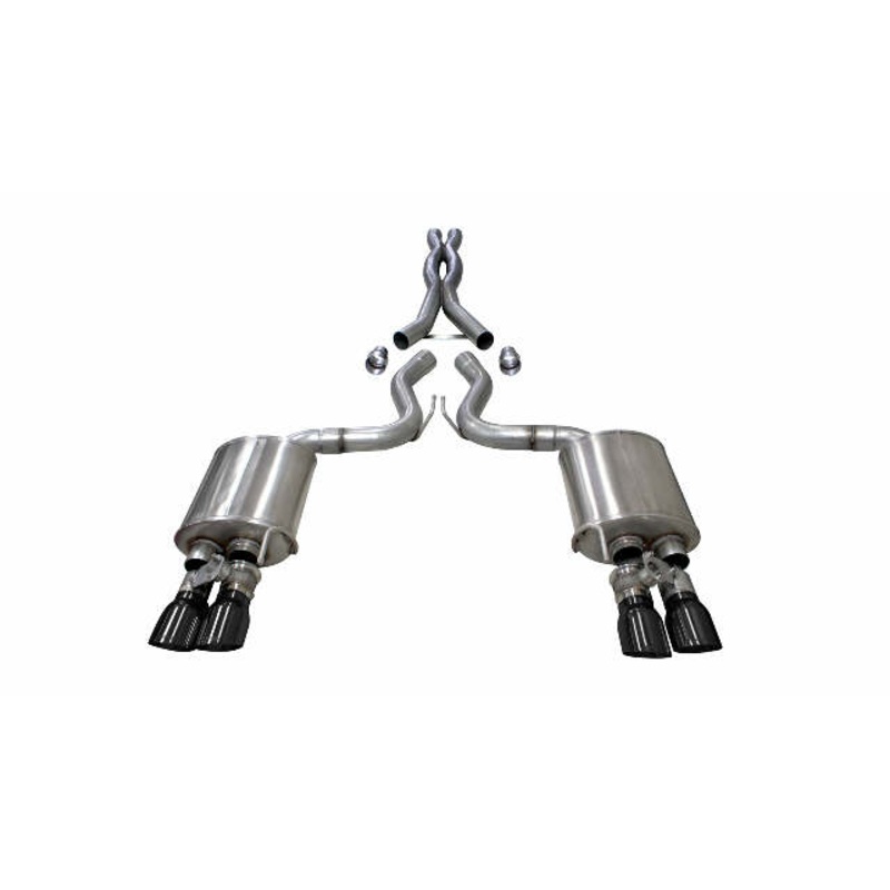 Corsa Performance 21001BLK Touring To Xtreme Cat-Back Exhaust System