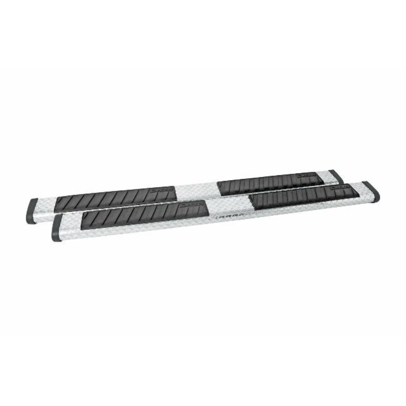 Dee Zee DZ16411 6″ Oval Black-Tread Side Steps
