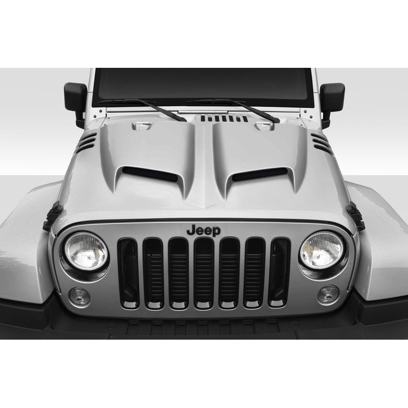 DURAFLEX 2007-2018 Jeep Wrangler JK Rage FRP Hood