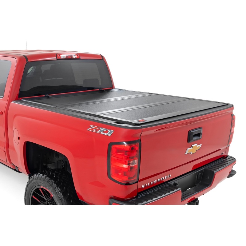 Hard Tri-Fold Flip Up Bed Cover | 5’9″ Bed | Chevy/GMC 1500 (14-18 & Classic)