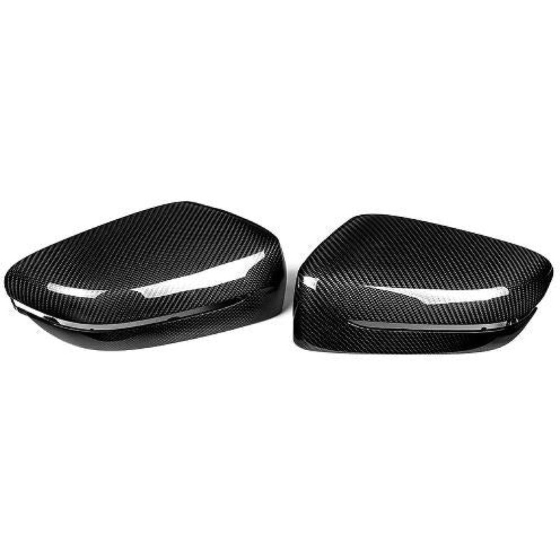 2019+ BMW 8-Series Carbon Fiber Mirror Caps | G14/G15/G16