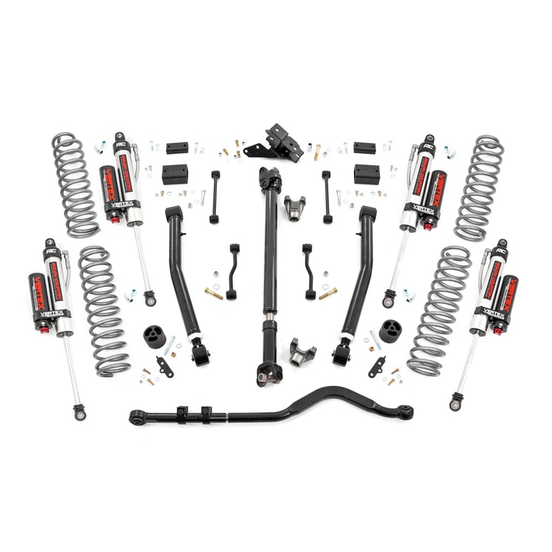 3.5 Inch Lift Kit | Adj Lower | FR D/S | Vertex | Jeep Wrangler JL 4WD (2024)