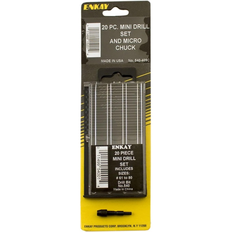 Enkay Mini Drill Set w/Micro Chuck