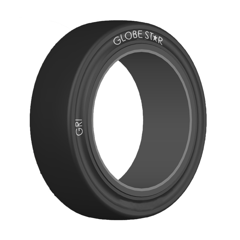 16 1/4x7x11 1/4 (413/178-286) GRI GLOBESTAR Press On Band, Smooth, Solid, Black