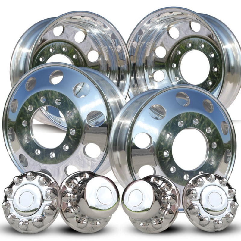 19.5×6.75 AMERICAN FORCE 2005-Present Ford F53 10x225mm Dually Kit
